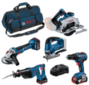 Bosch Professional 5 Toolkit 18V 0615990N39 Combi Set Battery combi set