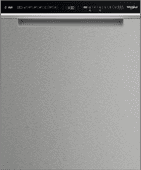 Whirlpool W7U HS31 X MaxiSpace under-counter dishwasher