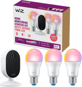 WiZ Home Monitoring starterkit - 3 smart lampen + IP camera
