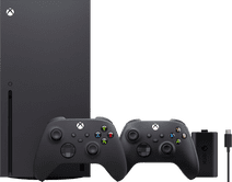 Xbox Series X + Microsoft Xbox Controller Zwart + Play & Charge Kit Xbox Series X en Xbox Series S console