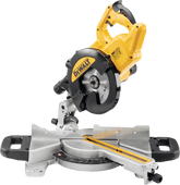 DeWalt DWS773-QS Radial arm saws with sliding function