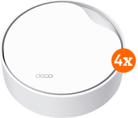 TP-Link Deco X50 Mesh Wifi 6 PoE 4-Pack Wifi oplossing voor gamen in een rijtjeshuis