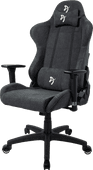 Arozzi Torretta Soft Fabric Gaming Chair Charcoal Gray Arozzi gaming chair