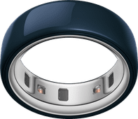 Oura Ring 4 Ceramic Maat 13 Midnight Smartwatch voor Inlumi