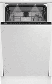Beko BDIS38040Q  AquaIntense & Fast+ Inbouw vaatwasser van 45 cm breed