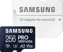 Samsung MicroSDXC PRO Ultimate 256 GB 130MB/s 256GB microSD kaart