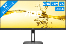 AOC U34V5C/BK AOC monitor voor kantoor en thuis