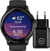 Garmin Venu 3 Black + BlueBuilt Charger Running watch with music player