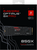 SANDISK Optimus GX PRO 850X 2TB Heatsink NVMe SSD SanDisk Optimus GX Pro interne SSD