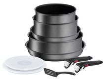 Tefal Ingenio Daily Chef On Pannenset 10-delig Tefal pan met standaard antiaanbaklaag