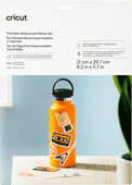 Cricut Waterbestendige Stickerset Holografisch Wit A4 (5 vellen) Materiaal voor Cricut snijplotters