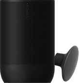 Sonos Move 2 Zwart + Muurhaak Zwart Sonos speaker met Google Assistant