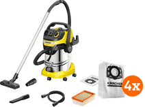 Coolblue Karcher WD 6 P S V-30/6/22/T + stofzuigerzakken (4x) aanbieding