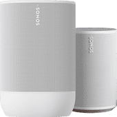 Sonos Move 2 White + Era 100 White portable WiFi speaker