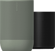 Sonos Move 2 Groen + Era 100 zwart Wifi speaker met bluetooth en accu