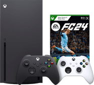 Coolblue Xbox Series X + EA Sports FC 24 + Tweede Controller Wit aanbieding