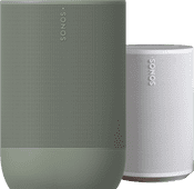 Sonos Move 2 Groen + Era 100 wit Sonos speaker met Google Assistant