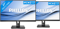 2x Philips 272B1G/00 Monitor aanbevolen voor dual of triple set-ups