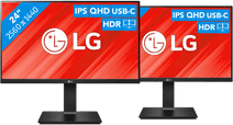 LG 24QP750 Duo Pack Monitor bundel