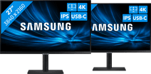 2x Samsung LS27A800UJPXEN Monitor aanbevolen voor dual of triple set-ups