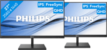 2x Philips 275E1S/00 Monitor aanbevolen voor dual of triple set-ups