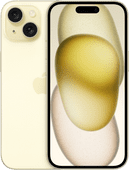 Coolblue Apple iPhone 15 128GB Geel aanbieding