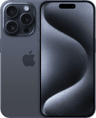 Apple iPhone 15 Pro 1TB Blue Titanium Telefoon met de beste camera