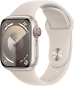 Coolblue Apple Watch Series 9 4G 41mm Starlight Aluminium Sportband S/M aanbieding