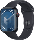 Coolblue Apple Watch Series 9 4G 45mm Midnight Aluminium Sportband M/L aanbieding