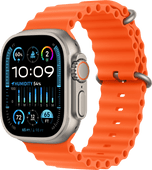 Apple Watch Ultra 2 4G 49mm Ocean Band Oranje Smartwatch voor iOS