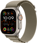 Apple Watch Ultra 2 4G 49mm Alpine Band Groen L Smartwatch voor iOS