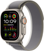 Apple Watch Ultra 2 4G 49mm Trail Band Groen/Grijs S/M Smartwatch voor iOS