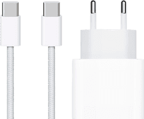 Apple Usb C Oplader 20W + Usb C Kabel 1m Nylon Wit Oplader met kabel