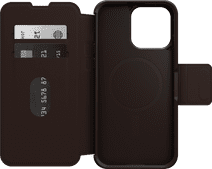 Otterbox Strada Apple iPhone 15 Pro Max Book Case Leather Brown with MagSafe Apple iPhone 15 Pro Max case