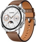 Huawei Watch GT 4 Zilver/Bruin 46mm