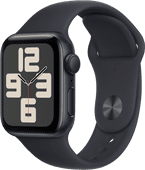 Coolblue Apple Watch SE (2022) 40mm Midnight Aluminium Sportband M/L aanbieding