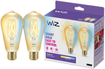 WiZ Edison Filament lamp 2-pack - Warm tot Koelwit Licht - E27 Smart lamp met WiFi