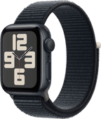 Coolblue Apple Watch SE (2022) 40mm Midnight Aluminium Sport Loop aanbieding