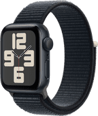 Apple Watch SE (2022) 40mm Midnight Aluminium Sport Loop Smartphone, tablet en slimme horloge in de aanbieding