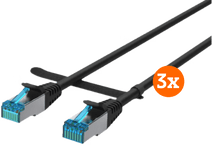 BlueBuilt Netwerkkabel STP CAT6 0,5 meter Zwart 3-Pack Kabel kopen?