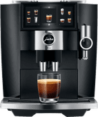 JURA J8 Twin Diamond Black (EA) Coffee machine in our store in Amsterdam Zuidas