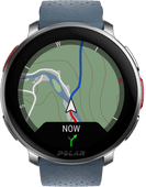 Polar Vantage V3 Zilver/Blauw Grote smartwatch