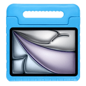 Just in Case iPad Air (2026/2025/2024) Kids Cover Blauw Tablet hoes met standaard