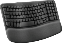 Logitech Wave Keys Draadloos Ergonomisch Toetsenbord QWERTY Logitech Home & Office Toetsenbord