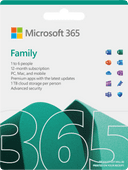 Microsoft Office 365 Family Subscription 1 Year EN Microsoft Office Software for multiple users