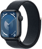 Coolblue Apple Watch Series 9 41mm Midnight Aluminium Sport Loop aanbieding