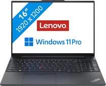 Lenovo ThinkPad E16 Gen 1 - 21JN00ALMH QWERTY Laptop met topklasse veiligheid