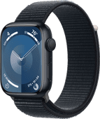 Coolblue Apple Watch Series 9 45mm Midnight Aluminium Sport Loop aanbieding