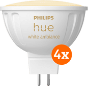Coolblue Philips Hue spot White Ambiance MR16 4-pack aanbieding