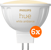 Philips Hue Spot White Ambiance MR16 6-pack Philips Hue White Ambiance smart light